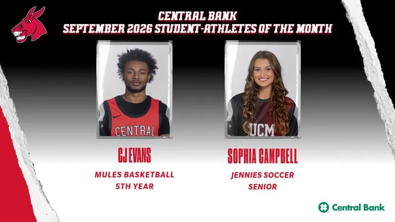 September 2026 Central Bank Student-Athletes of the Month Announced