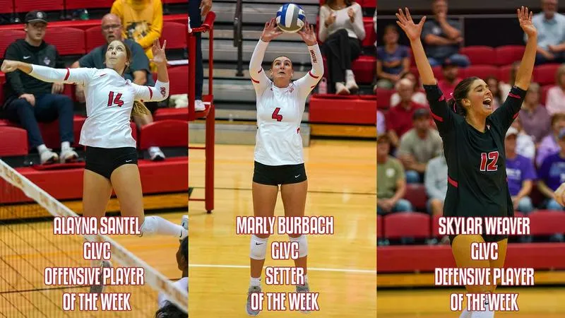 Volleyball Sweeps GLVC Player of the Week Honors
