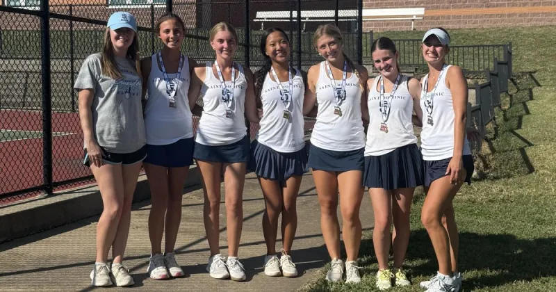 St. Dominic celebrates banner individual district performance: Girls tennis roundup
