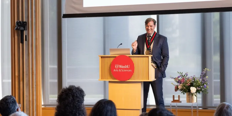 Wick installed as Robert G. and Maxine W. Scheibe Professor of Mathematics