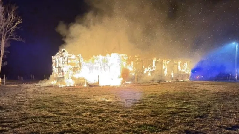 Johnson County church deemed total loss following Wednesday morning fire