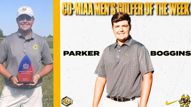 Boggins named Co-MIAA Men's Golfer of the Week