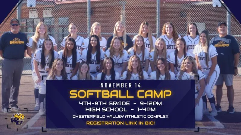 Webster Softball To Host Fall Camp On Nov. 14