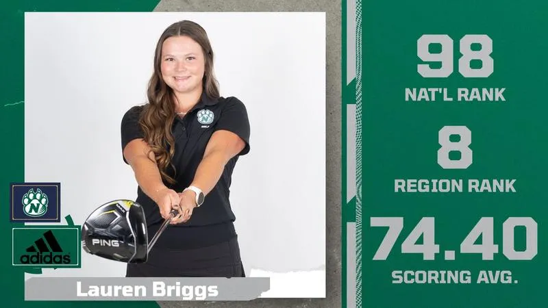 Briggs cracks top-100 national golf ranking; 8th in Central Region