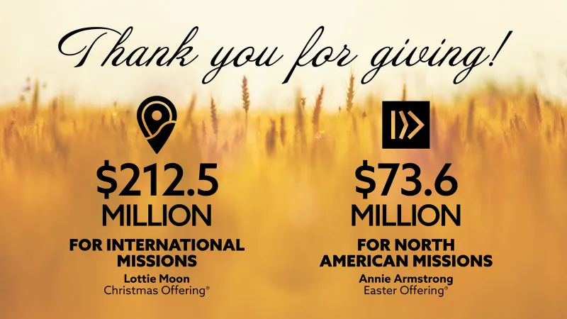 AAEO, LMCO totals signal Southern Baptist support for, focus on Great Commission