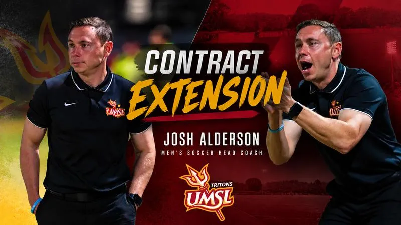 UMSL Announces Three-Year Contract Extension for Men's Soccer Head Coach Josh Alderson