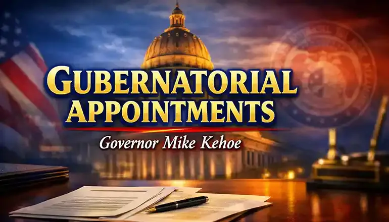 Kehoe appoints county officials, retains 2 state board appointees