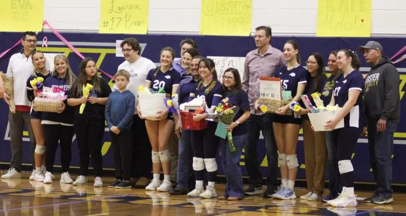 Volleyball Sweeps Senior Day Tri-Match with Wins Over Lyon and Spalding