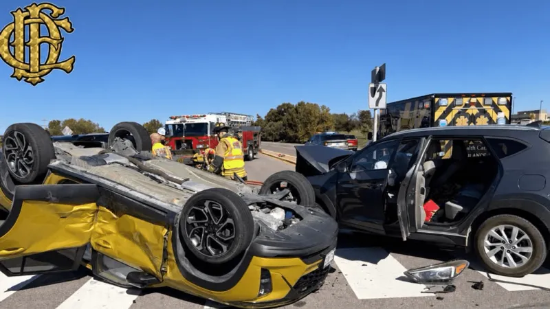 Three patients treated after collision at Providence and Southampton