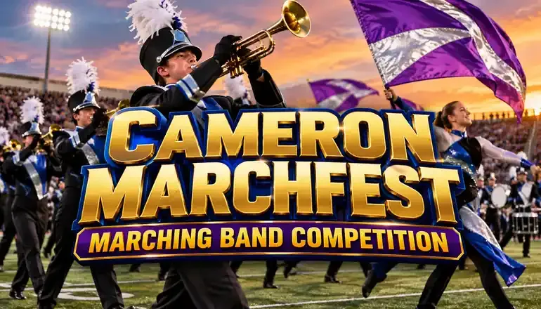 Cameron marching festival honors bands across multiple classes