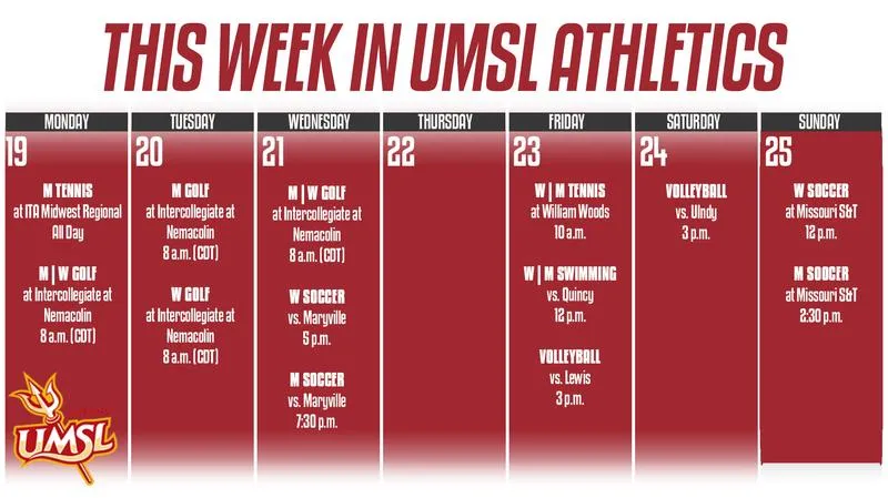 This Week In UMSL Athletics 19 - 25