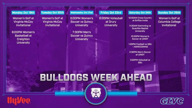 Bulldogs Week Ahead: Homecoming Highlights Busy Saturday for Truman State Athletics