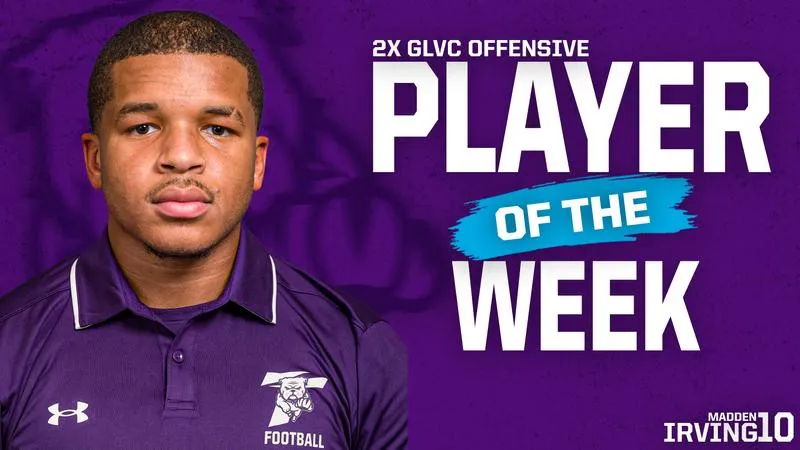 Irving Earns Second GLVC Offensive Player of the Week Award