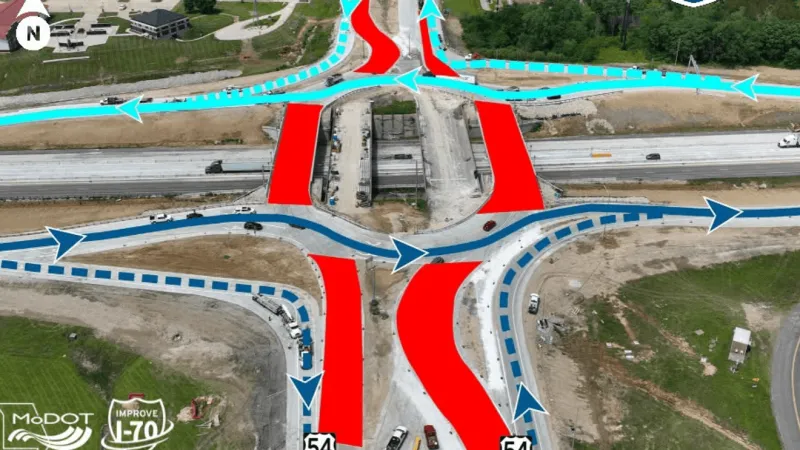 U.S. 54 overpass in Kingdom City at I-70 to close Oct. 30 for demolition