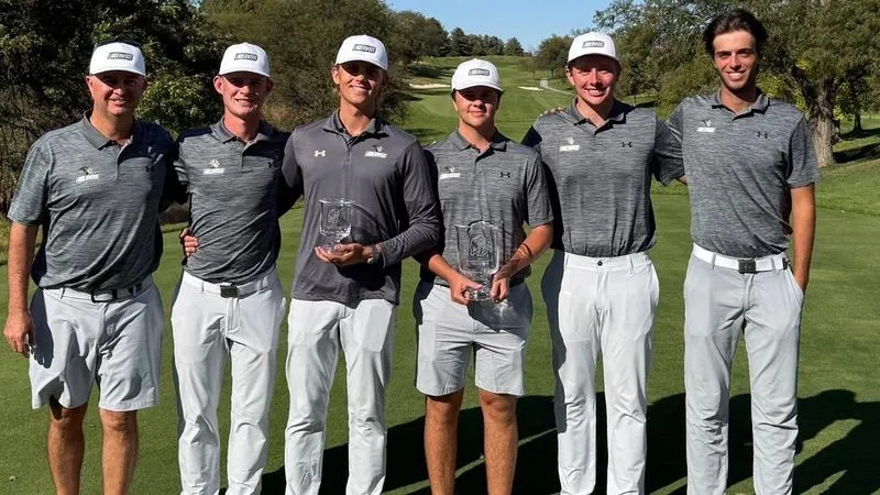 Men's Golf Claims First Place Finish at Zach Johnson Invitational