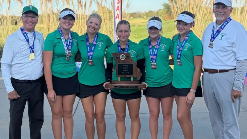 Blair Oaks Girls Golf wins first state championship in school history