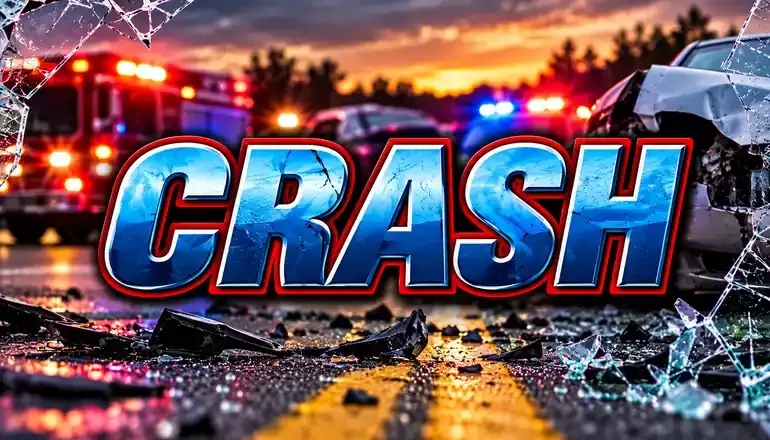 Hamilton man flown to hospital after crash near Kidder