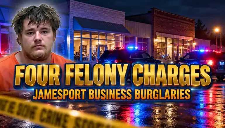 Osborn man faces four felony charges in Jamesport burglaries case
