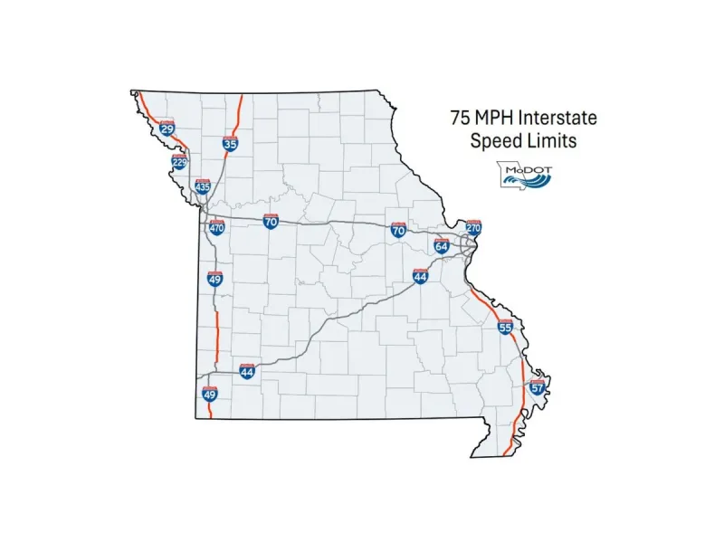I-44 left out as Missouri raises certain interstate speed limits to 75 mph