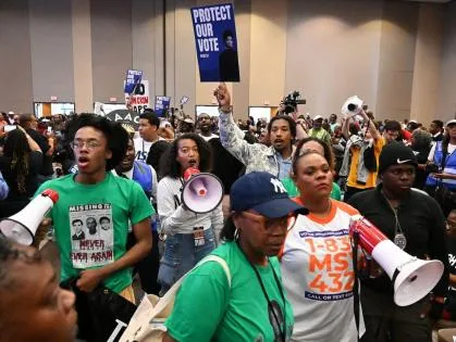 'We're ready to fight': Thousands protest Mississippi redistricting and rally for voting rights