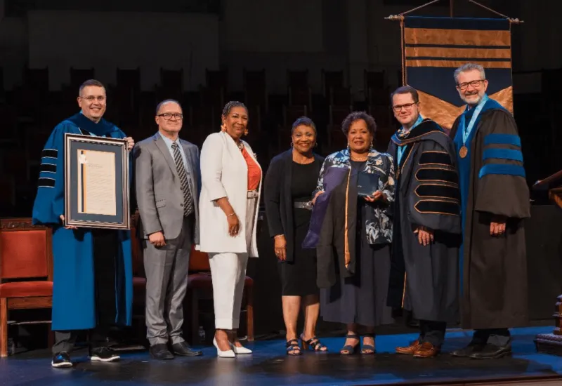 Medgar Wiley Evers receives posthumous honorary degree at MC Law commencement
