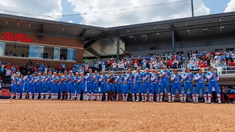 Ole Miss Softball Places Five on CSC Academic All-District Teams