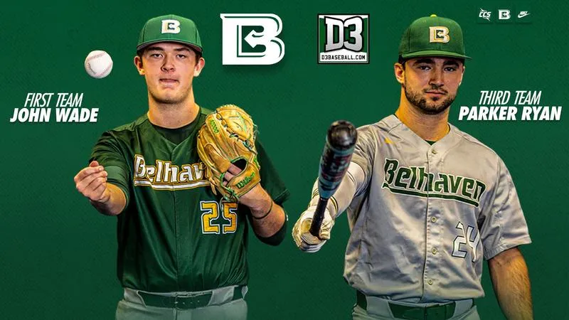 John Wade, Parker Ryan Earn D3baseball.com All-Region Honors