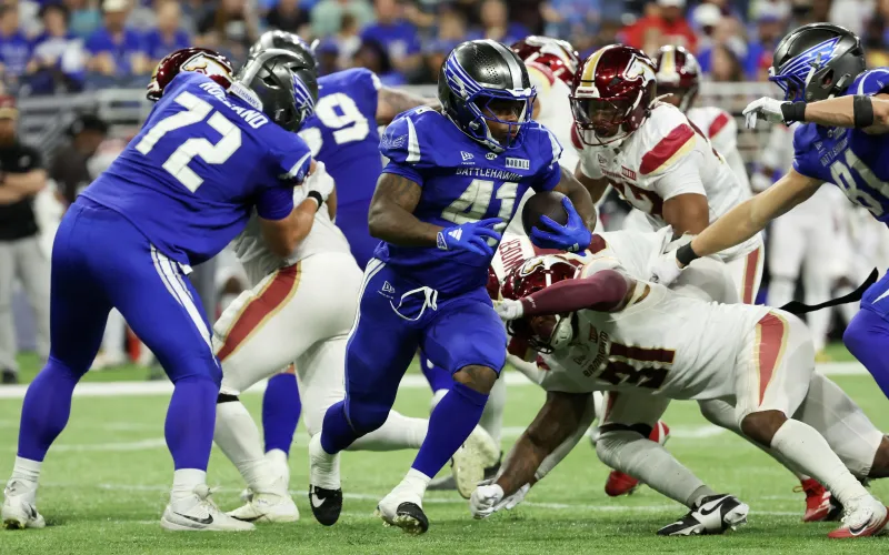 Former Eagle forging path as UFL's leading rusher