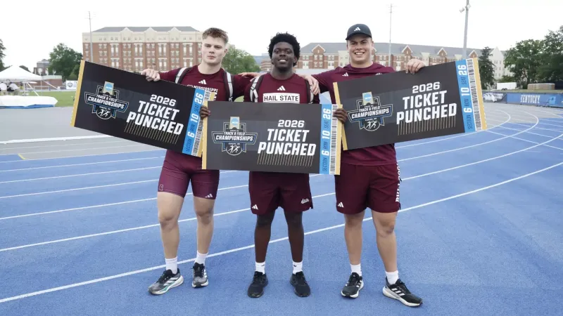 Mississippi State Track and Field Qualifies Three for NCAA Championships on Day One