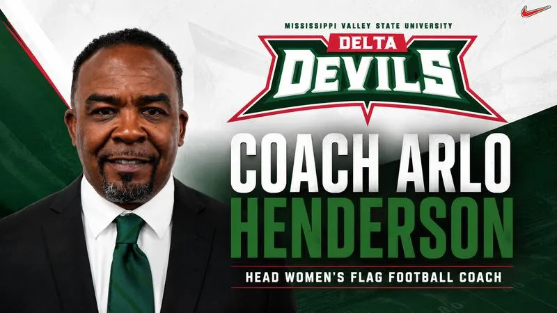 Mississippi Valley State Athletics Names Arlo Henderson Head Women's Flag Football Coach