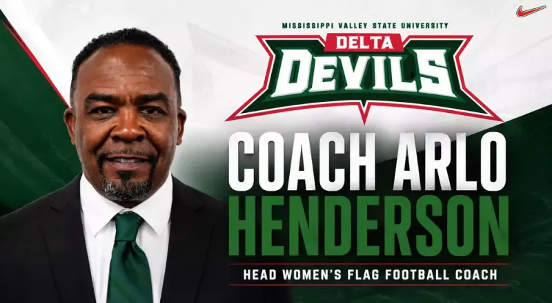 Mississippi Valley State Names Arlo Henderson Head Women's Flag Football Coach