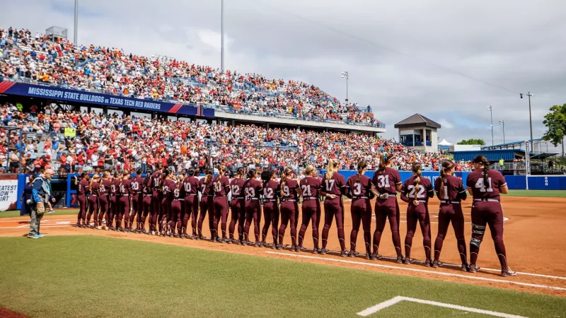 No. 20 Mississippi State Falls to No. 4 Texas Tech in WCWS Opener