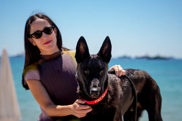 A round of a-paws for 'La Perra,' winner of the Palm Dog award at Cannes