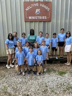 First Presbyterian Children's Ministry visits Helping Hands