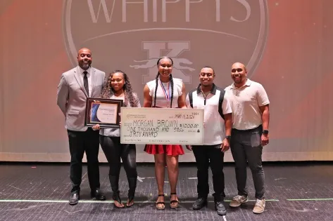 Morgan Brown named 2026 recipient of the Jerrelyn Redmond Jackson Veasley Lifetime Athletic and Scholastic Award