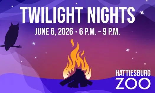 Explore the Hattiesburg Zoo After Hours June 6th During Magical Twilight Nights