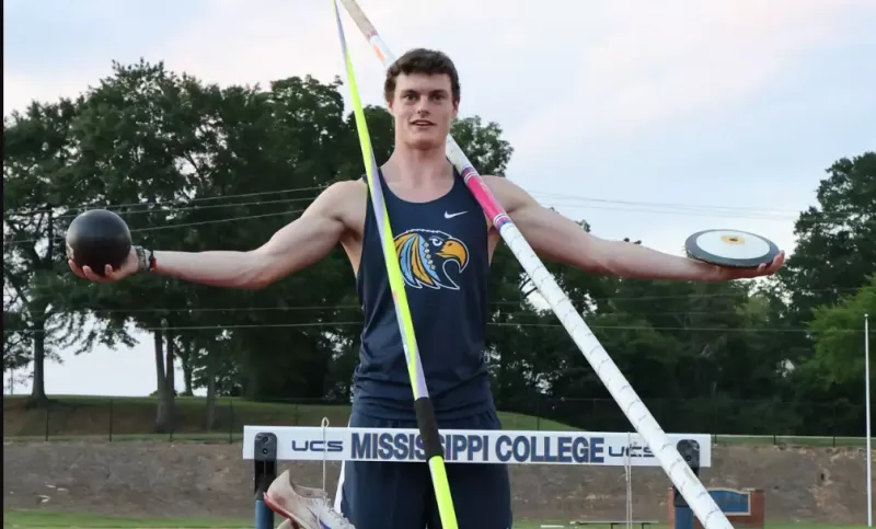 Mississippi Christian's Jake McMillan Named USTFCCCA South Region Men's Field Athlete of the Year