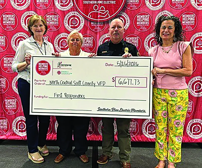 Local fire department awarded 'MHM' grant