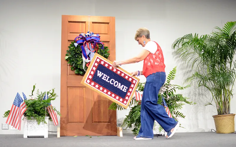 Garden club encourages patriotic decorations this month