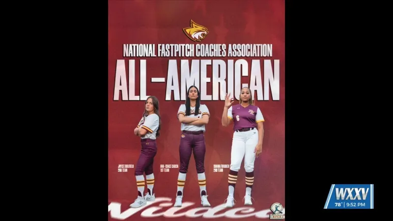 Pearl River Community College Softball trio named NFCA All-Americans!