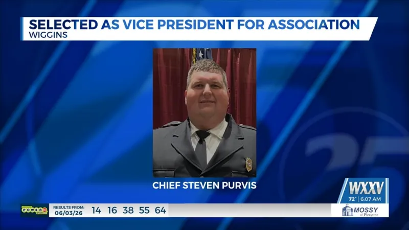 Wiggins Fire Chief selected as VP for southern district of state firefighters association