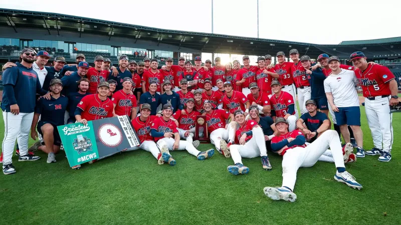 Ole Miss Baseball to Play North Carolina in 2026 College World Series