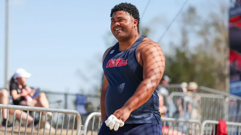 Ole Miss Track Star Tarik Robinson-O'Hagan Named SEC Men's Outdoor Field Athlete of the Year