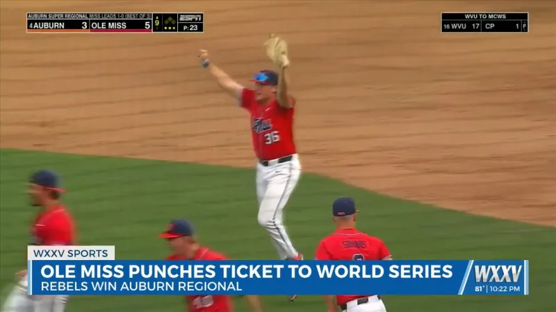 Ole Miss Baseball punches their ticket to the Men's College World Series!