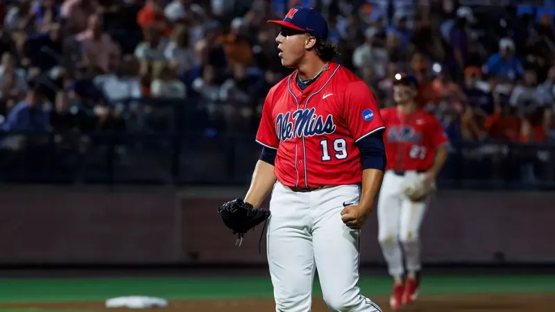 Ole Miss Pitcher Walker Hooks Named 2026 Perfect Game All-American