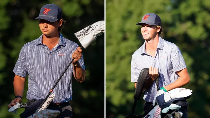 Ole Miss Men's Golf Players Tom Fischer, Cameron Tankersley Named to PING All-America Teams