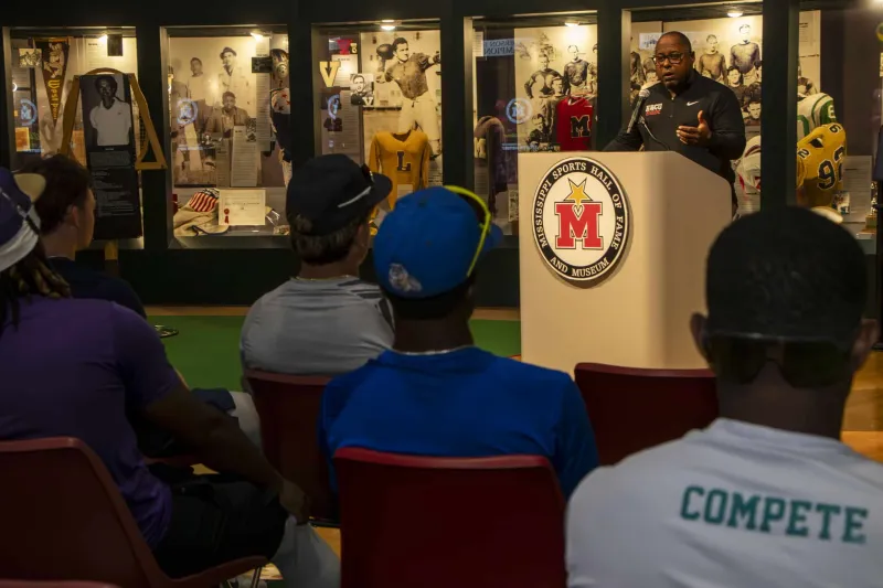 GALLERY -- The Legacy League continued its commitment to developing student athletes beyond the game with a special "Off the Field" presentation featuring Major...