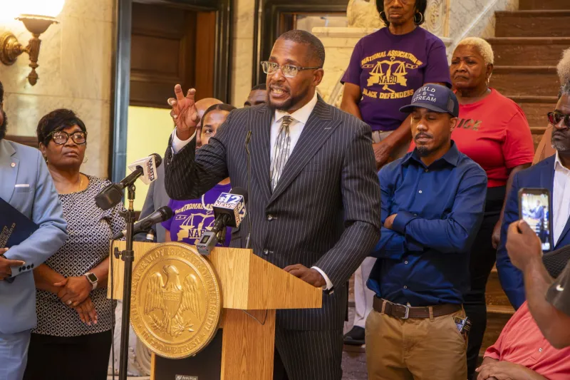 GALLERY -- Community leaders, attorneys, elected officials and supporters gathered at the Mississippi State Capitol to address the case of Marcus Taylor