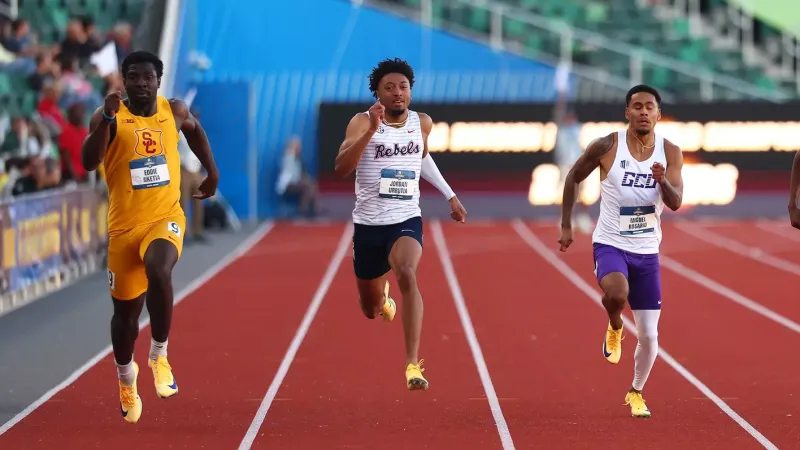 Ole Miss Track & Field's Jordan Urrutia Advances to NCAA 200-Meter Final