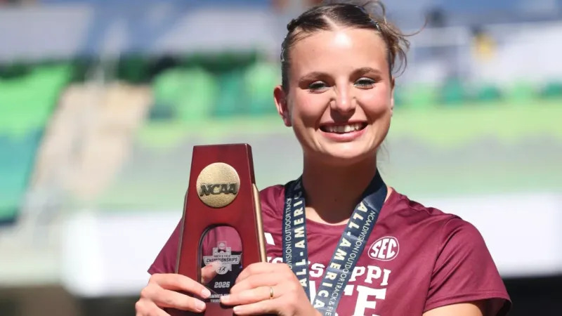 Mississippi State's Rougetet Wins Bronze at NCAA Outdoor Championships